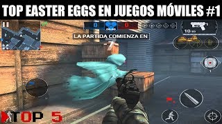 TOP 5 EASTER EGGS en Juegos Móviles 1 [upl. by Fi]