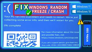 How To Fix WHEAUNCORRECTABLEERROR Windows 10  Whea uncorrectable error windows BSOD by external [upl. by Nnaylime]