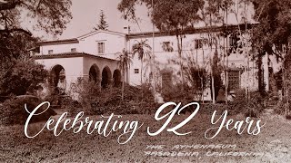 The Athenaeum Celebrates 92 Years [upl. by Autry]