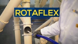 Rotaflex Mill Spout Cleaning System [upl. by Lebama]