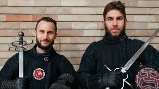 Sidesword  HEMA sparring  Luca Basile VS Enrico Tomasi [upl. by Petuu]