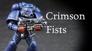 How to paint Crimson Fists Space Marines [upl. by Ot]