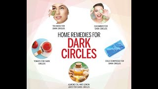 HOME REMEDIES FOR DARK CIRCLES👁👁💕 jhwconcepts [upl. by Jenks]