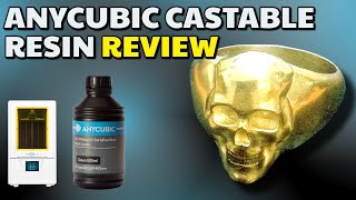 REVIEW Anycubic Castable Resin  casting bronze rings coins and more by VOGMAN [upl. by Oicnedurp]