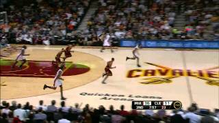 Dwyane Wade dunk on Varejao again and Moon 12210 HD [upl. by Yauq]