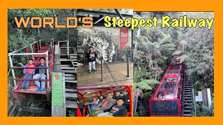 RIDING THE WORLD’S STEEPEST RAILWAY  BLUE MOUNTAINS KATOOMBA [upl. by Eniarol]