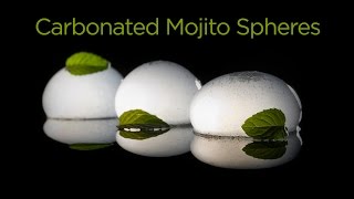 Molecular Gastronomy Reverse Spherification to Make Spheres with Liquid Inside [upl. by Odlanor]