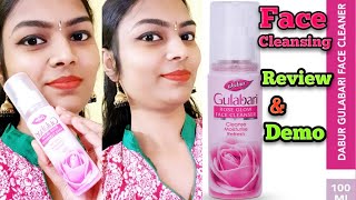 DABUR GULABARI Rose Glow Face Cleanser HONEST REVIEW AND DEMO Face cleansingBeautys Sparkles [upl. by Wiedmann595]