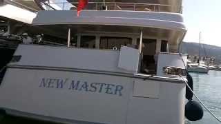 Yacht New Master ormeggio porto Lavagna [upl. by Osanna]