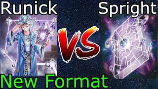 SpellBook Runick Vs SpellBook Spright New Format YuGiOh 2022 [upl. by Allecnirp684]