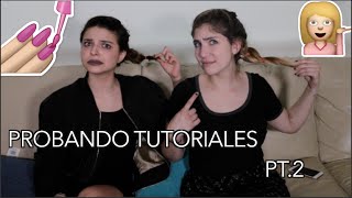 PROBANDO TUTORIALES 2 CON GISSELLE KURI  NATH CAMPOS [upl. by Fionna988]