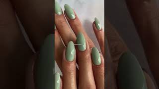 The beauty of almond shaped nails ✨ shorts nails almondnails aesthetic pinterest [upl. by Irrem]