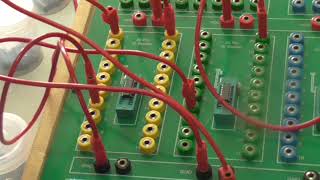 Demonstration of Half Adder amp Full Adder on IC trainer kit [upl. by Nolram407]