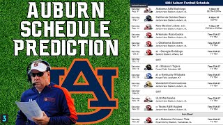 Auburn Tigers 2024 Schedule Preview and Prediction [upl. by Remlap358]