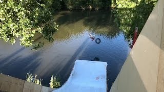 RiesenWasserrutsche in Lauffen am Neckar [upl. by Hackett]