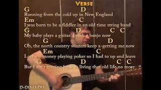 Wagon Wheel Old Crow Medicine Show Guitar Cover Lesson with Chords Lyrics [upl. by Nuahsyar]