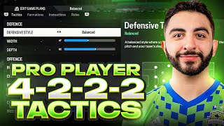 PRO PLAYER GADAMOU RANK 1 META 4222 FORMATION amp CUSTOM TACTICS  FC 24 ULTIMATE TEAM [upl. by Stanhope]