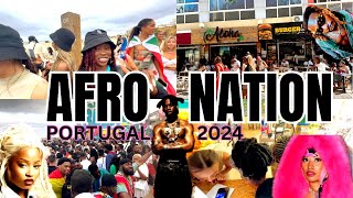 Afro Nation Portugal 2024 Rema Flavour Asake Nicki Minaj Uncle Waffles Amapiano WEEKLY VLOG [upl. by Eilliw]