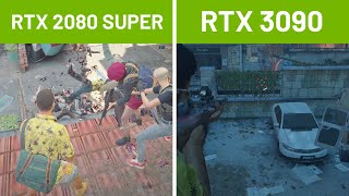 RTX 2080 SUPER vs RTX 3090  Test in 9 Games with Ultra settings [upl. by Bilac]