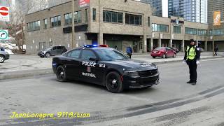 SPVM MONTREAL POLICE DEPARTMENT RESPONDS AND ON SCENE  GTI  CAVALRY  17X [upl. by Farkas918]