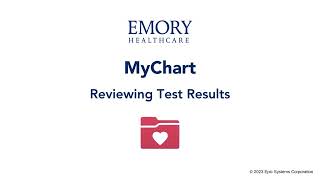 Reviewing Your Test Results in MyChart Spanish captions [upl. by Nabatse294]