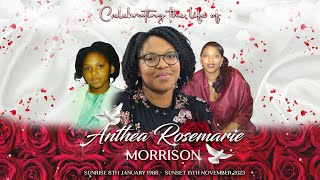 Celebration service for the life of Anthea Rosemarie Morrison [upl. by Thorne]