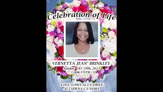 VERNETTA JEAN’ BRINKLEY RIP [upl. by Boffa546]