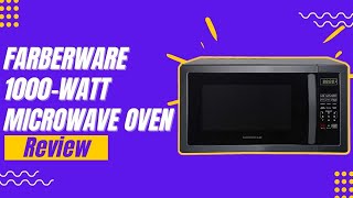 Farberware Classic FMO11AHTBSB 11 Cu Ft 1000Watt Microwave Oven Review [upl. by Kreager622]