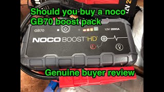 Noco GB70 real buyer review should you buy one Booster pack [upl. by Nomzaj]