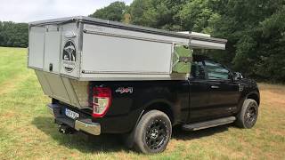 Die Pickup Wohnkabine Camp Crown Overlander 220  Modell 2018 [upl. by Rockie]