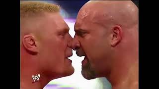 Goldberg Vs Brock lesner Match 2003 Wrestlemania 20 [upl. by Zawde]