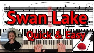 Swan Lake  Piano Tutorial  Quick amp Easy [upl. by Hegyera180]