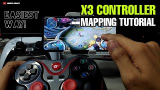 HOW TO MAP X3 CONTROLLER IN EASIEST WAY  UNBOXING amp TESTING [upl. by Notrub]