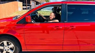 Kids Drive Parents Car to Town Go to the Car Wash and Get Lunch From the Drive Thru Just for Fun [upl. by Omland800]