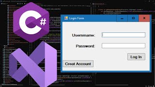 Create Your First C Windows Forms Application using Visual Studio [upl. by Dera776]