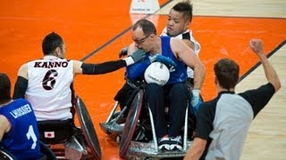 Wheelchair rugby highlights  London 2012 Paralympic Games [upl. by Katina]