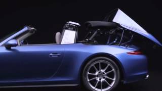 Motors Porsche 911 Targa Roof Operation [upl. by Ragen]