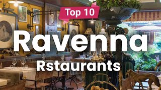 Top 10 Restaurants in Ravenna  Italy  English [upl. by Aramois]