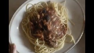 Spaghetti con sugo di canocchie seppie e olive [upl. by Pratt142]