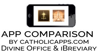 Catholic Apps Comparison  iBreviary amp Divine Office apps for Praying the Liturgy of the Hours [upl. by Hairom]