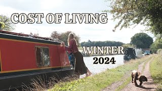 Costs of living on a NARROWBOAT Winter 2024 [upl. by Yordan]