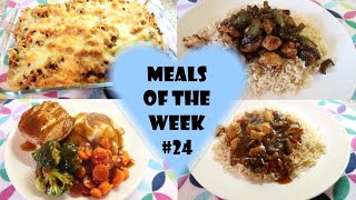 Meals Of The Week 24 Whats for Dinner  Whats for Tea  Weekly Meal Ideas  UK Family of Two [upl. by Atisusej]