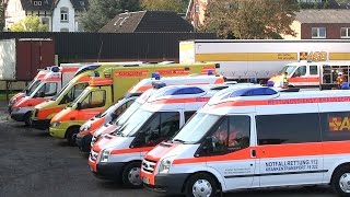 Katastrophenschutzübung am Besucherbergwerk Barsinghausen nach Erdbeben am 11102014 [upl. by Lyrak261]