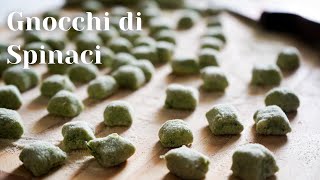 GNOCCHI DI SPINACI MORBIDISSIMI FATTI IN CASA  ricetta facile senza uova [upl. by Trautman]