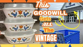 THIS GOODWILL was FILLED with VINTAGE  Thrift With Me [upl. by Orihakat]