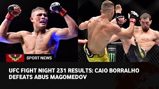 UFC Fight Night 231 Highlights Caio Borralho def Abus Magomedov by unanimous decision [upl. by Zeeba]