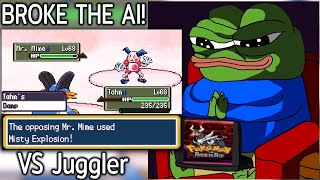 Radical Red Hardcore Mode Nuzlocke Strategies Explosion AI Mechanics Exploit VS Juggler Kayden [upl. by Anelehs]