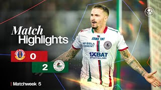 Match Highlights  East Bengal FC 02 Mohun Bagan Super Giant  MW 5  ISL 202425 [upl. by Bilac]