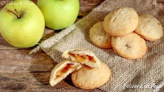 BISCOTTI Cuor di Mela VEGAN  Polvere di Riso [upl. by Fortunio]