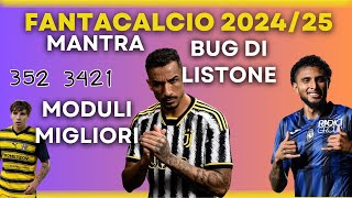 FANTACALCIO MANTRA 202425 Listone BUG Moduli migliori [upl. by Dloreh298]